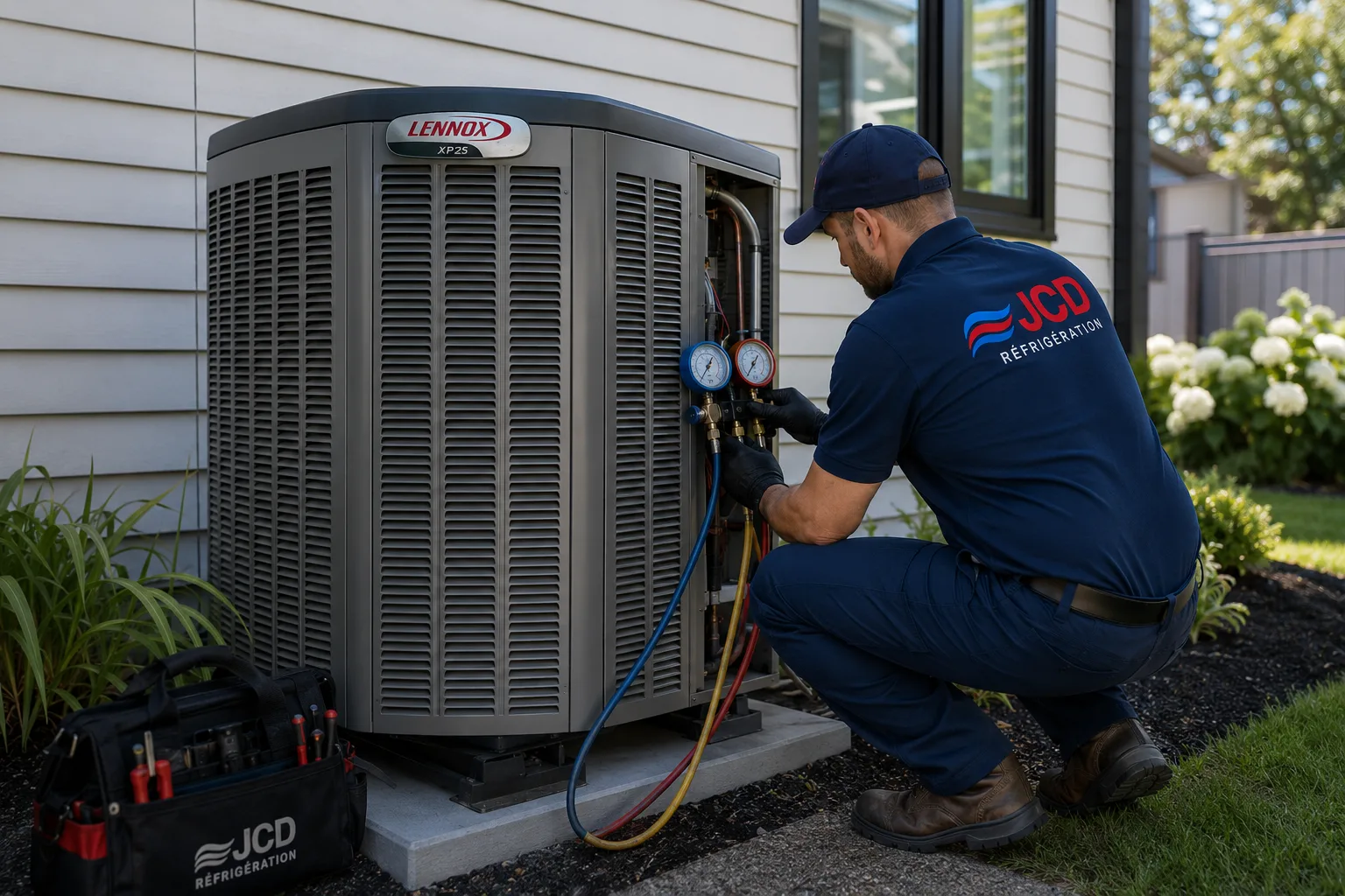 Panel opened for electrical check